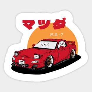 Mazda RX7 Sticker